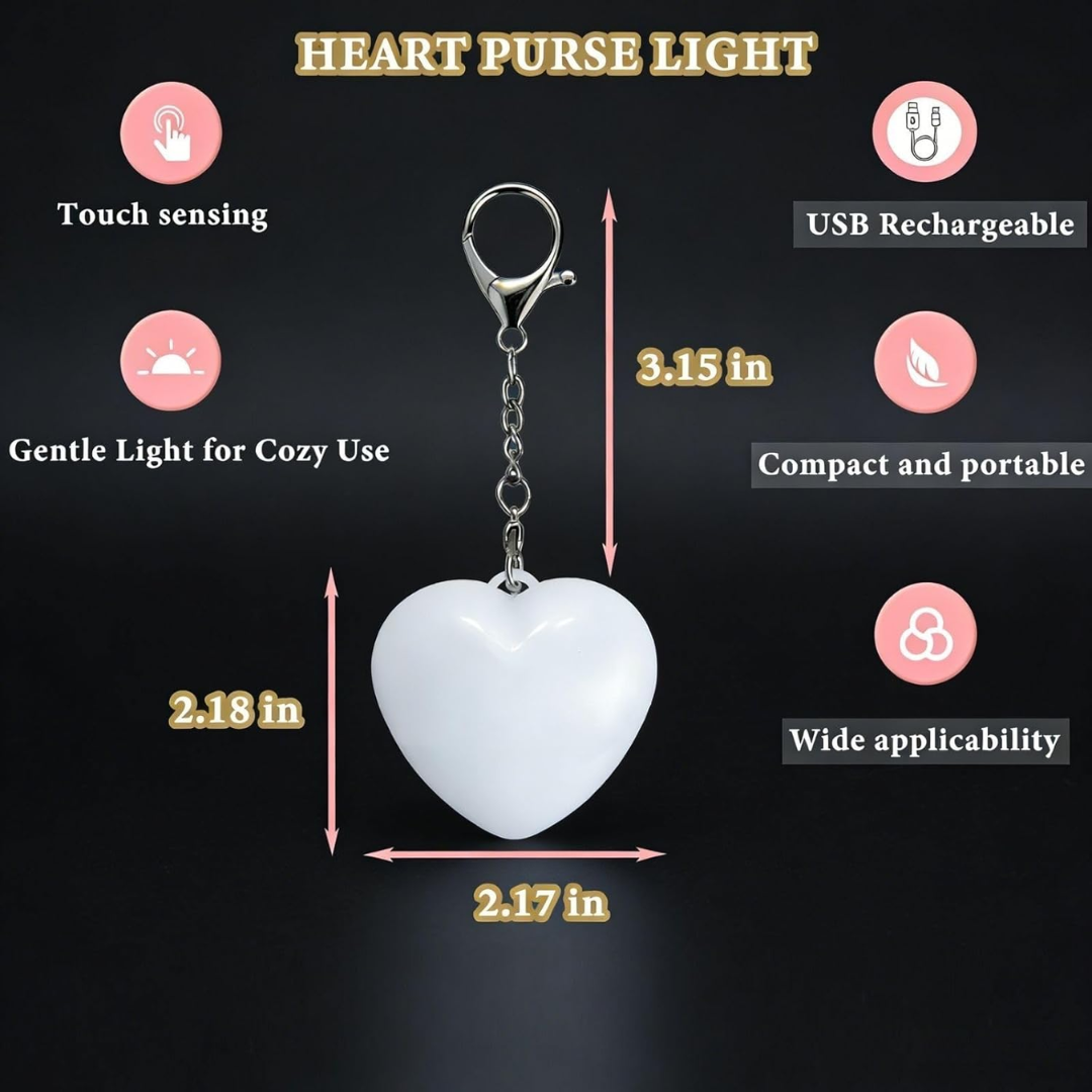 2PCS LED PURSE LIGHT RECHARGEABLE